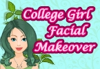 play College Girl Facial Makeover