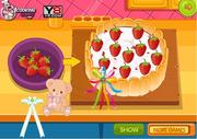 play Chocolate Strawberry Birthday Cake