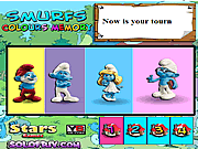 play Smurfs Colours Memory