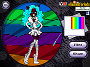 play Monster High Clawdeen Wolf Coloring