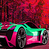 play Pink Futuristic Car Puzzle