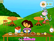 play Dora Food Serving