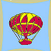 play Flying Balloon Coloring