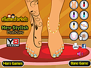 play New Stylish Pedicure