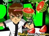 play Ben 10 Cut Fruit