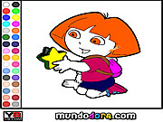 play Coloring Dora Star
