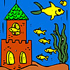 play Fish Village Coloring
