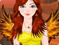 play Fire Queen Dress Up