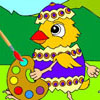 play Coloring Easter Chicks - Rossy Coloring