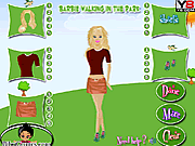 play Barbie Walking In The Park