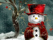 play Cute Snowman Jigsaw