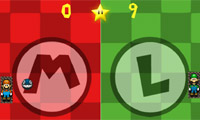 play Mario Vs Luigi Pong
