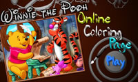 play Winnie The Pooh Online Coloring