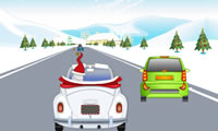 play Santa Car Race