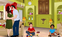 play Angelina And Brad Kissing