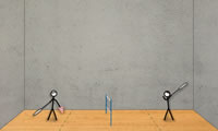 play Stick Figure Badminton