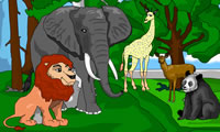 Animal Park Coloring