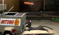 play Mittens' Hot Dog Hideaway