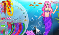 play Lovely Mermaid Dress Up
