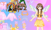 play Pink Fairy Dressup