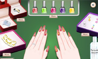 play Manicure And Bracelet Design