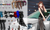 play Enchanting Car Model Dress Up