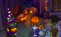 play Halloween Kissing