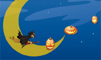 play Pumpkins Shooting Witch
