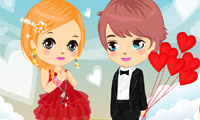 play Valentine Love Couple Dress Up