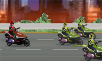 play Power Rangers - Moto Race