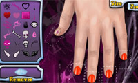 play Emo Nail Design