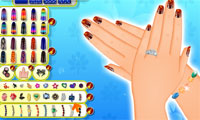 play Finger Nail Decoration