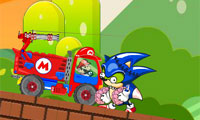 play Mario Zombie Truck Shot