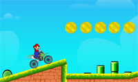 play Mario Motorbike Ride 3