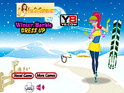 play Winter Barbie Dress Up