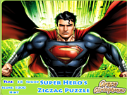 play Super Hero'S Zigzag Puzzle