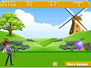 play Beyblade Archery Bloons