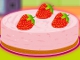 play Creamy Strawberry Mint Pie