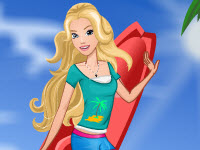 play Surfing Barbie Dress Up