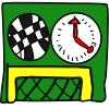 play Soccer Goal Against Time