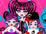 play Monster High Twins Babysitter