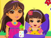 play Dora Babysitter