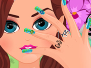 play Prom Preparation Nail Design