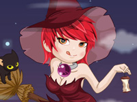 Beauty Witch Dressup