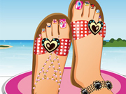 play Summer Pedicure