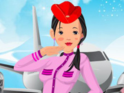 play Air Hostesses Dress Up