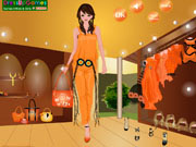 play Ht83 Orange Fashion Dress Up