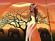play African Princess Dress Up
