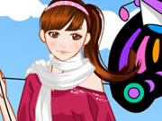 play Flying Kite Girl