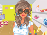 play Pregnant Mom Shopping Dress Up